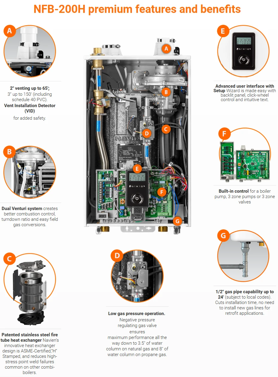 Navien NFB-H Features